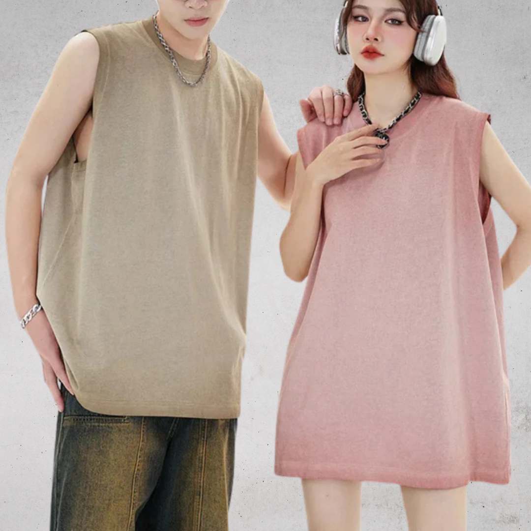 SLEEVELESS RETRO COTTON TEE(スリーブレスレトロコットンT)