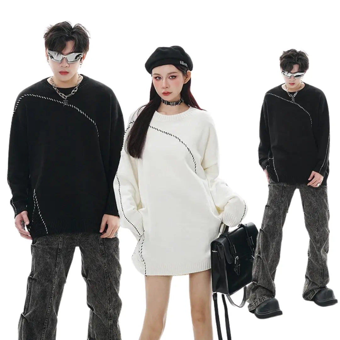 DISTORTED SEAM SWEATER