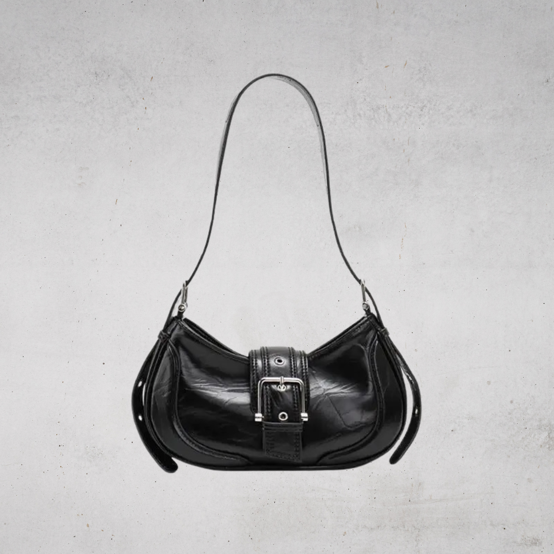 BUCKLE SHOULDER BAG - バックルショルダーバッグ