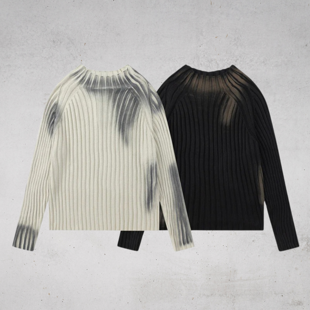RIB JACQUARD KNIT(リブジャカードニット)