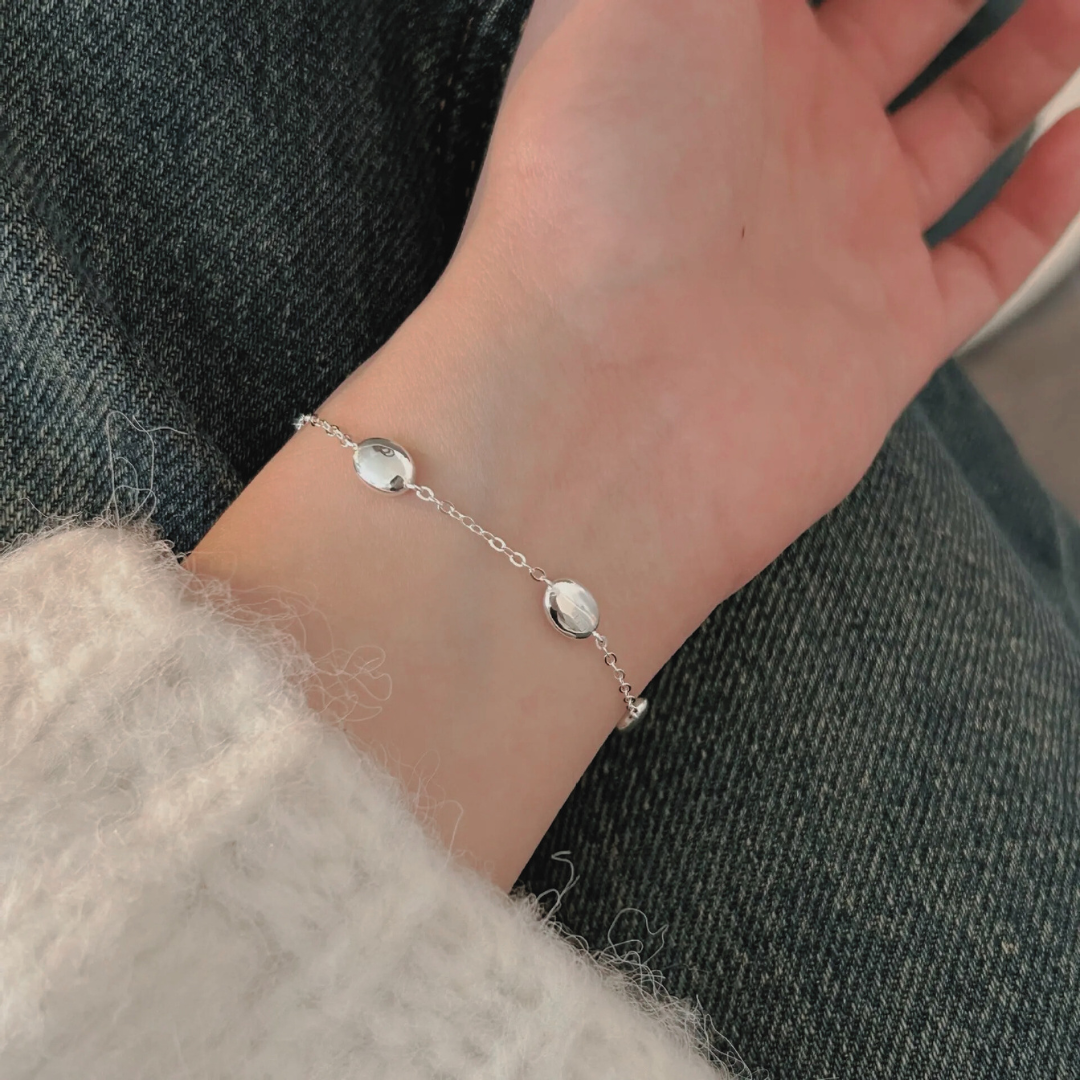 ELEGANT SILVER GEOMETRIC BRACELET-Silver925 ブレスレット