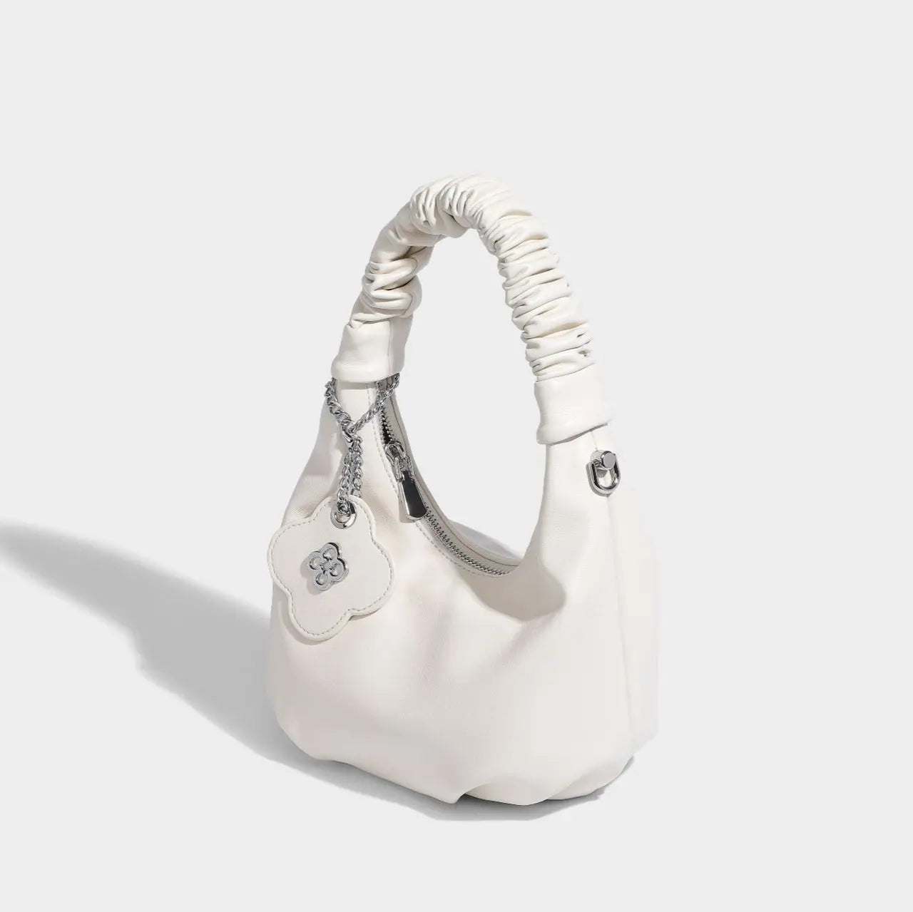 RUCHED SHOULDER FASHION BAGS-ルーシュド ショルダーファッションバッグ - Mira Gemini