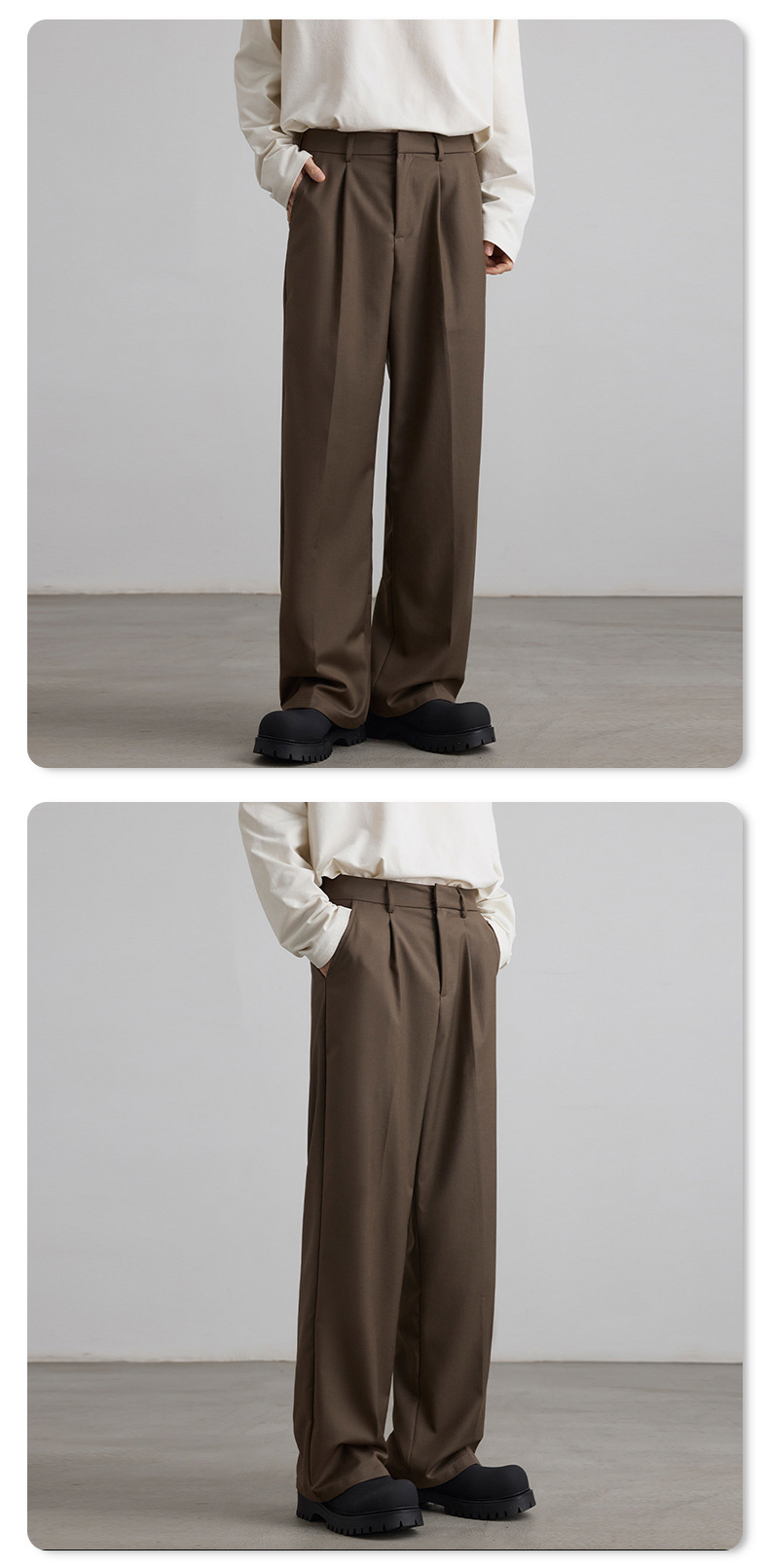 WIDE STRAIGHT LEG PANTS(ワイドストレートレッグパンツ)|メンズ