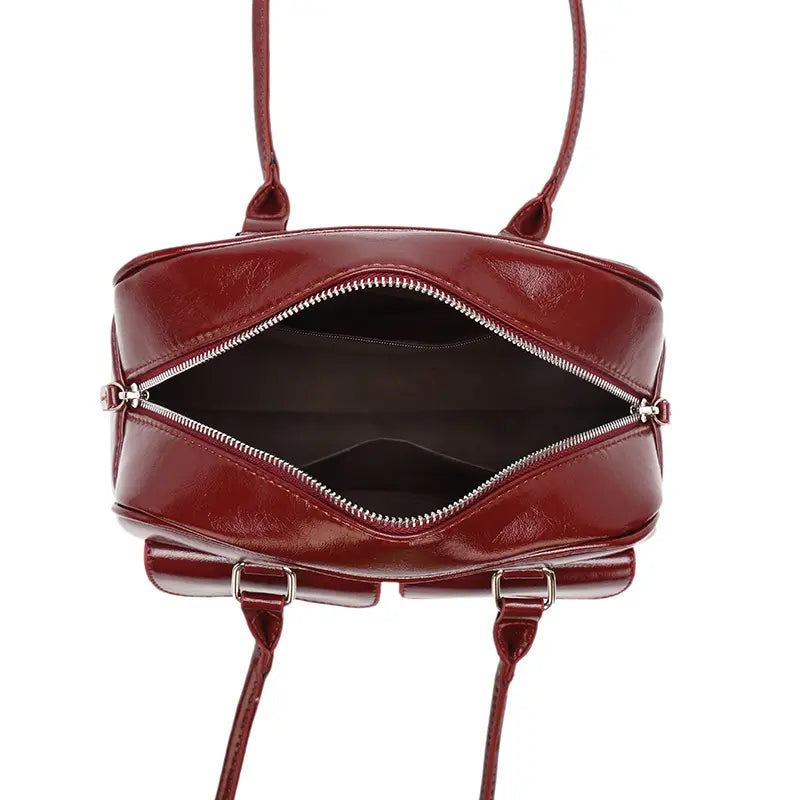 VINTAGE PU SHOULDER BAG - ヴィンテージライクPUショルダーバッグ Mira Gemini