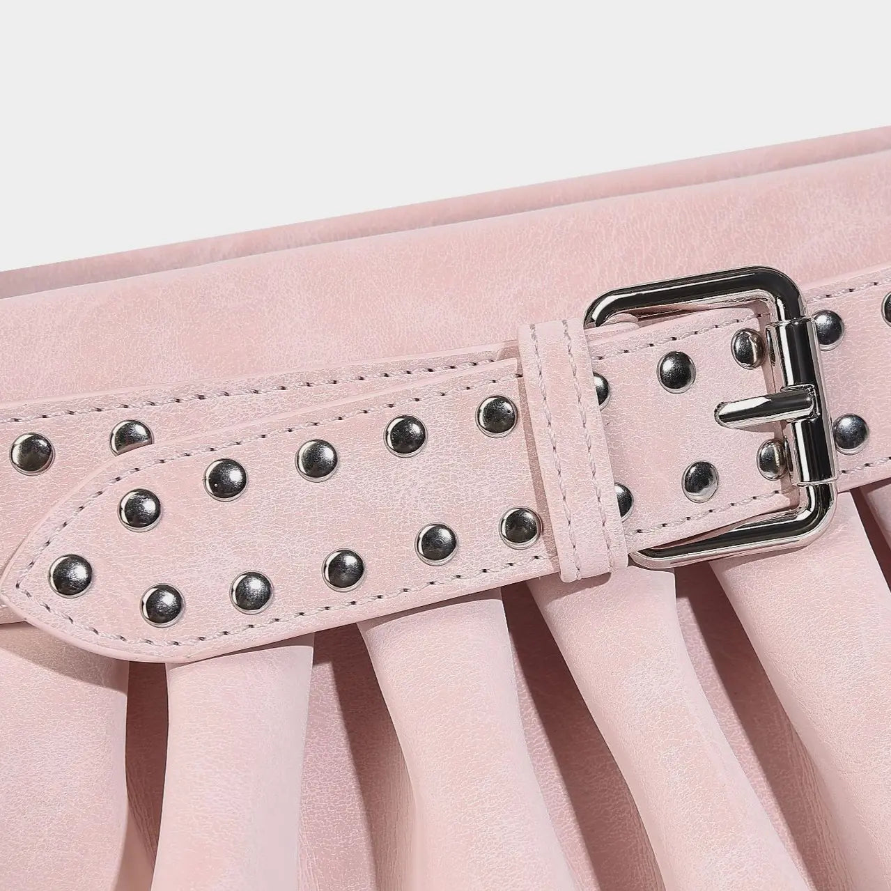 RIVET PLEATED STREET BAG - リベットプリーツ ストリート バッグ Mira Gemini