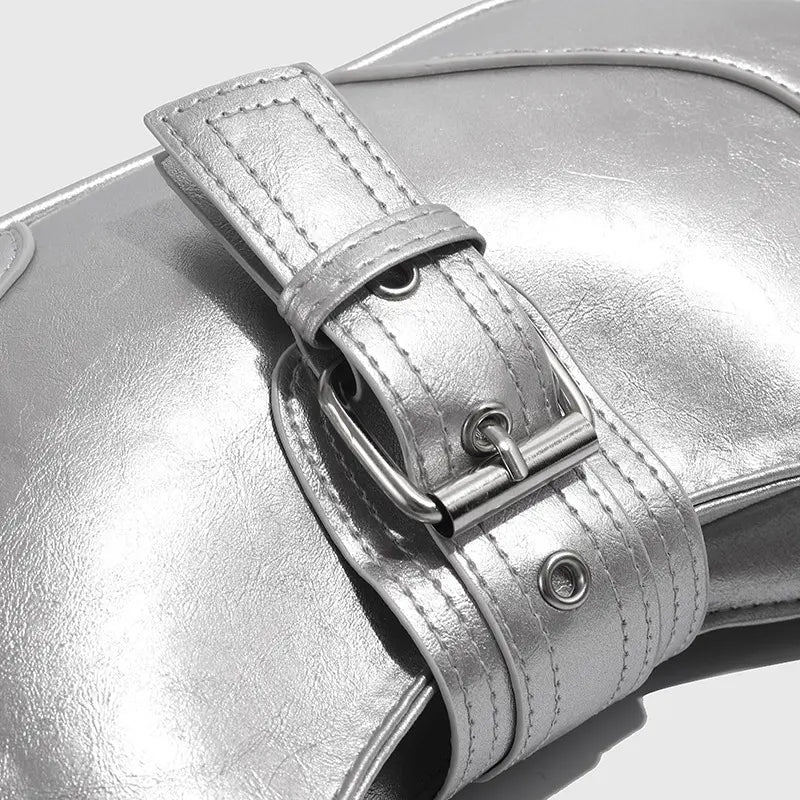 BUCKLE SHOULDER BAG - バックルショルダーバッグ Mira Gemini