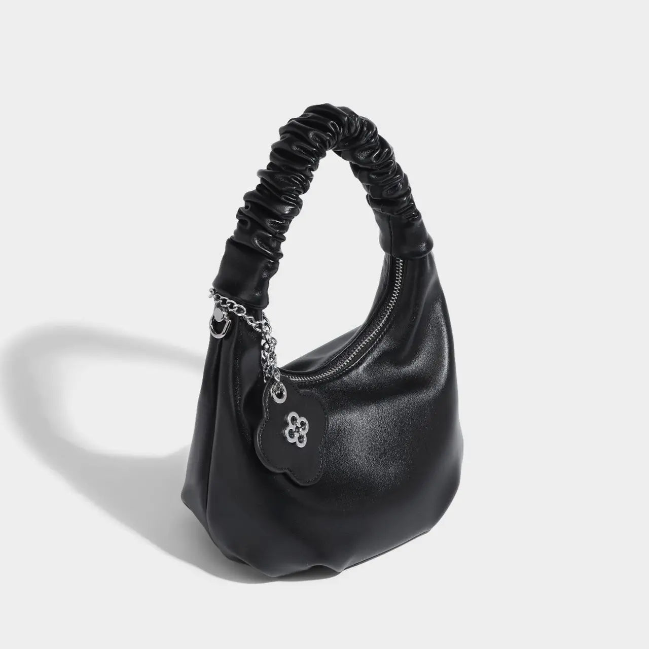RUCHED SHOULDER FASHION BAGS-ルーシュド ショルダーファッションバッグ - Mira Gemini