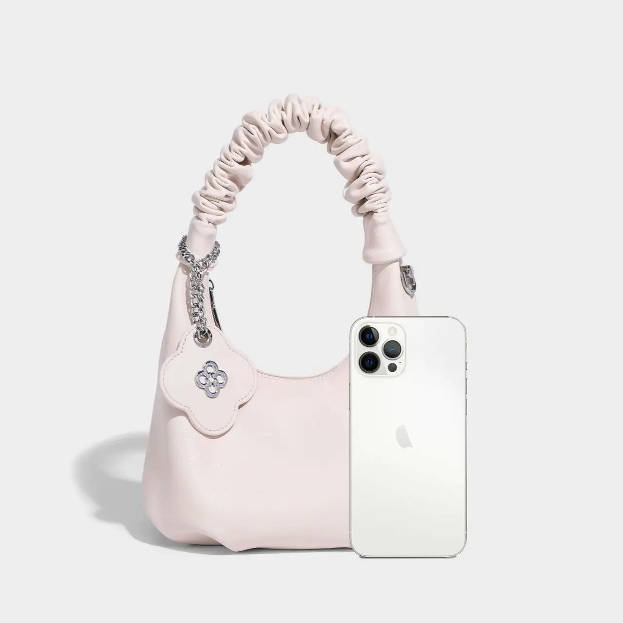 RUCHED SHOULDER FASHION BAGS-ルーシュド ショルダーファッションバッグ - Mira Gemini