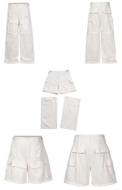 2WAY UTILITY CARGO PANTS-2WAYユーティリティカーゴパンツ Mira Gemini