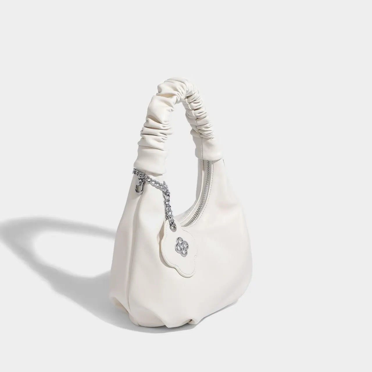 RUCHED SHOULDER FASHION BAGS-ルーシュド ショルダーファッションバッグ - Mira Gemini