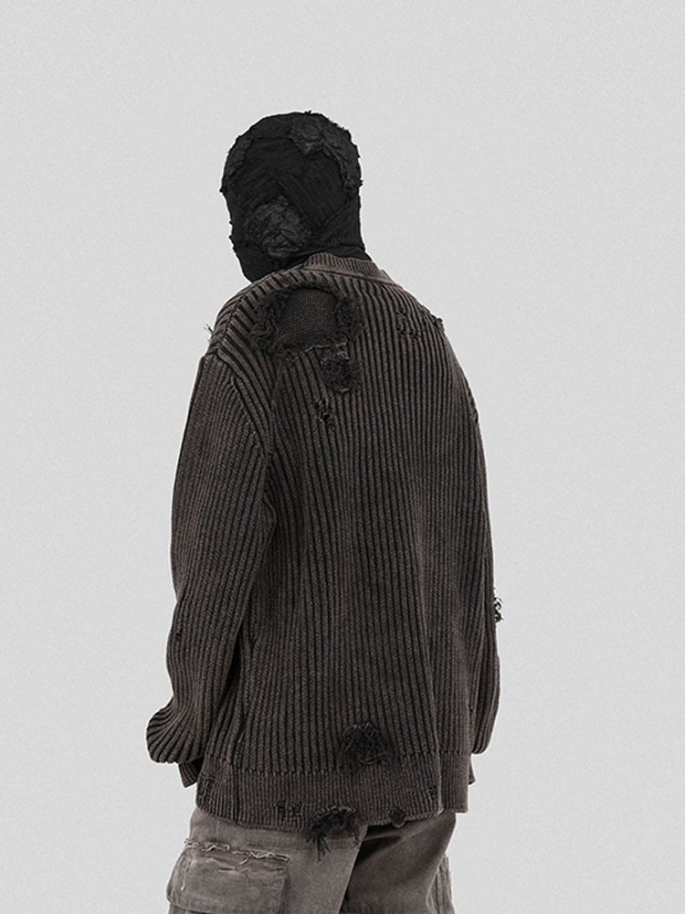 RIPPED TEXTURE SWEAT(リップドテクスチャースウェット)