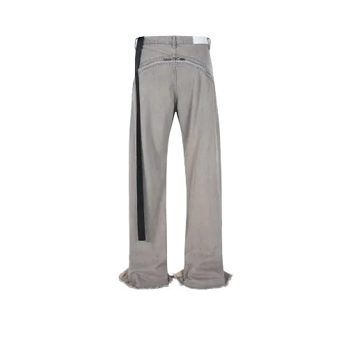 SIDE ZIPPER FLARE DENIM PANTS-サイドジッパーフレアデニムパンツ Mira Gemini
