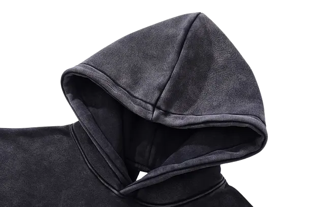 VINTAGE BLACK BASIC HOODIE-ヴィンテージライクブラックベーシックフーディー - Mira Gemini