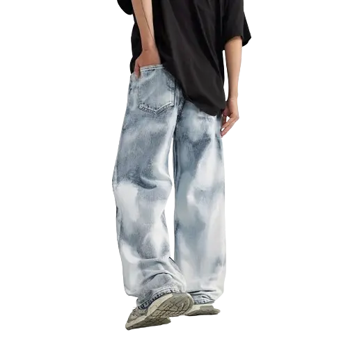 VINTAGE WASHED WIDE DENIM PANTS-ヴィンテージウォッシュドワイドデニムパンツ Mira Gemini