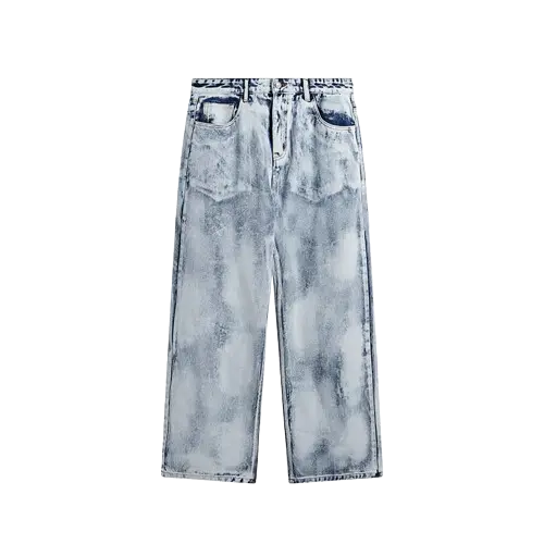 VINTAGE WASHED WIDE DENIM PANTS-ヴィンテージウォッシュドワイドデニムパンツ Mira Gemini