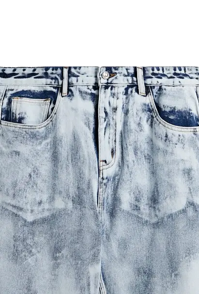 VINTAGE WASHED WIDE DENIM PANTS-ヴィンテージウォッシュドワイドデニムパンツ Mira Gemini