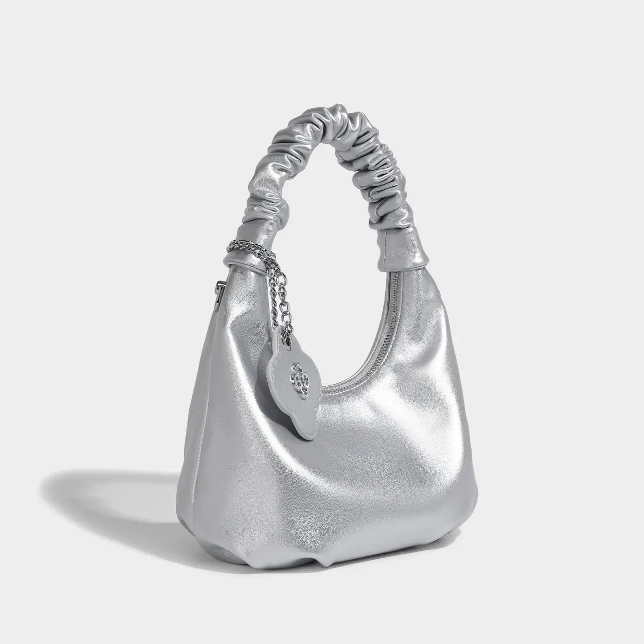 RUCHED SHOULDER FASHION BAGS-ルーシュド ショルダーファッションバッグ - Mira Gemini