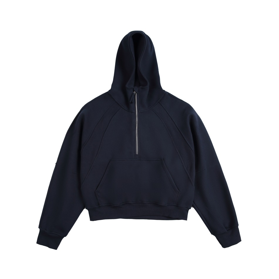 RELAXED HALF-ZIP HOODIE(リラックス ハーフジップフーディ) Mira Gemini