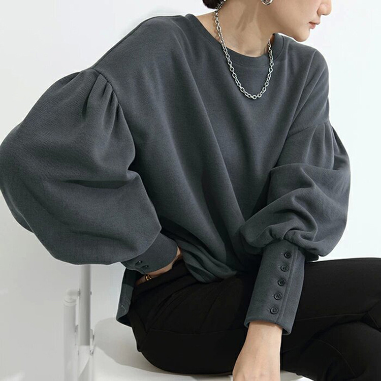 BALLOON SLEEVE PULLOVER SWEAT(バルーンスリーブ プルオーバースウェット)|レディース