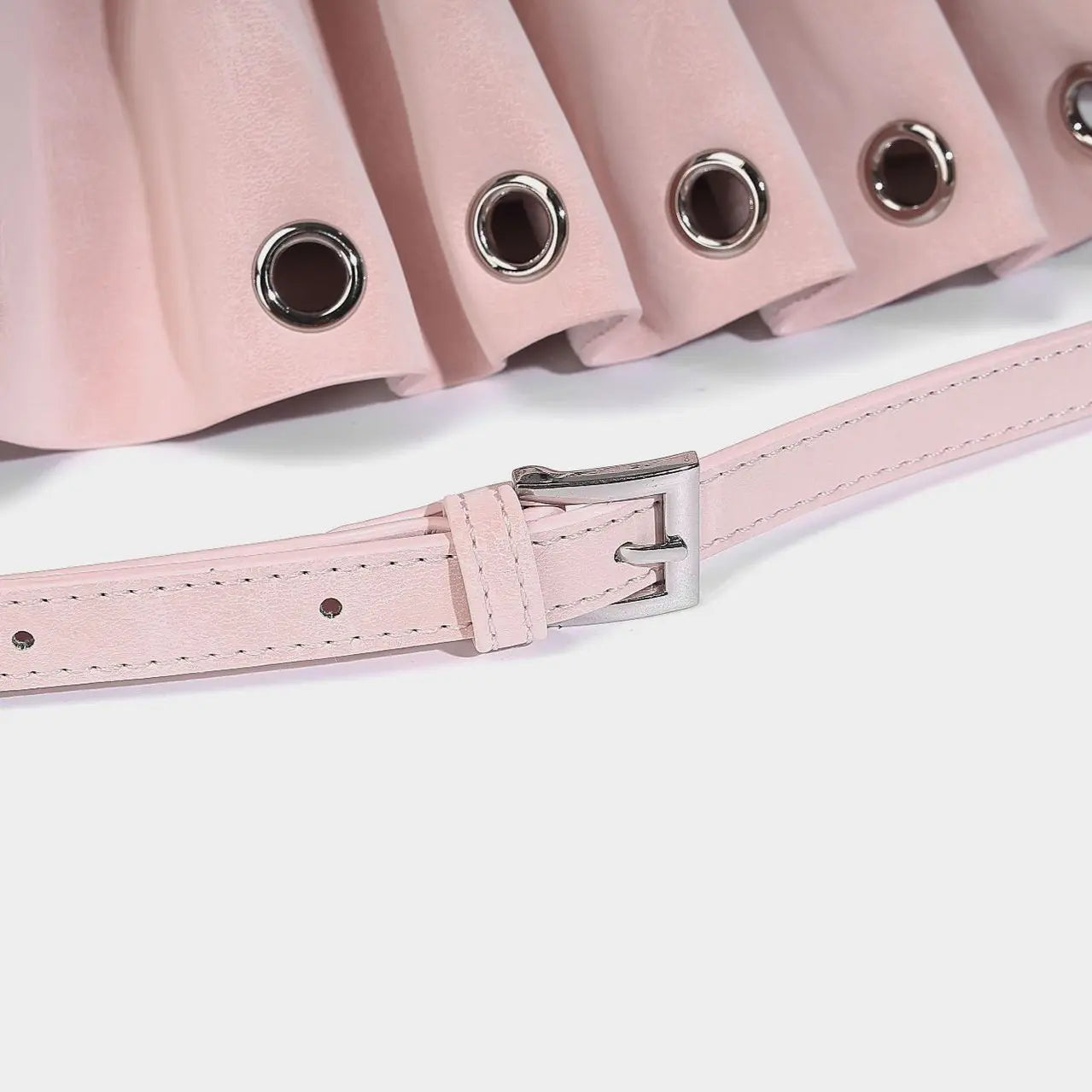 RIVET PLEATED STREET BAG - リベットプリーツ ストリート バッグ Mira Gemini