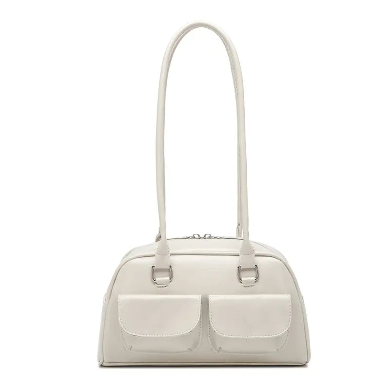 VINTAGE PU SHOULDER BAG - ヴィンテージライクPUショルダーバッグ Mira Gemini
