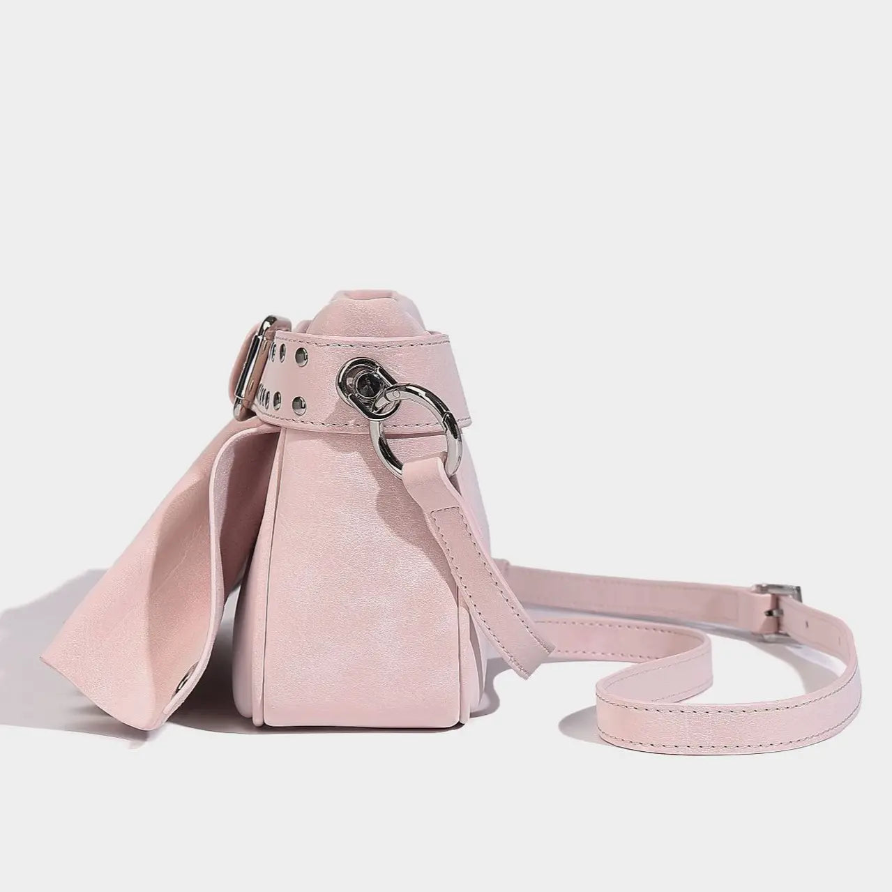 RIVET PLEATED STREET BAG - リベットプリーツ ストリート バッグ Mira Gemini