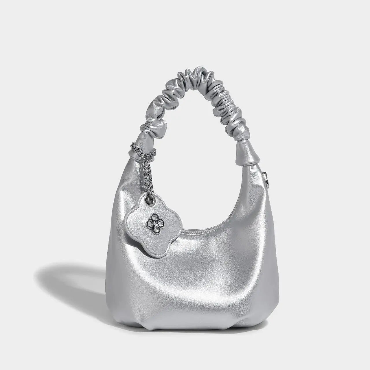 RUCHED SHOULDER FASHION BAGS-ルーシュド ショルダーファッションバッグ - Mira Gemini