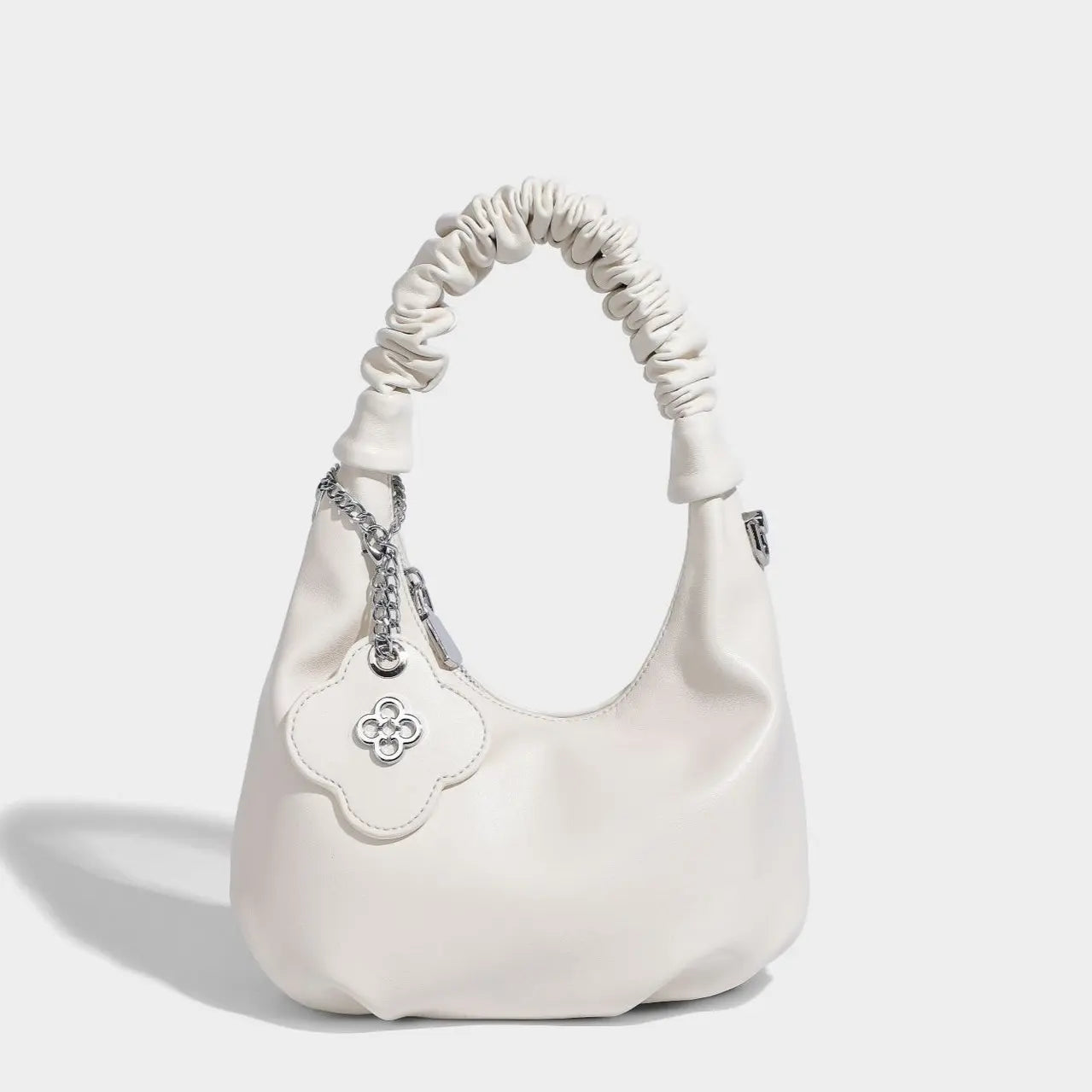 RUCHED SHOULDER FASHION BAGS-ルーシュド ショルダーファッションバッグ - Mira Gemini