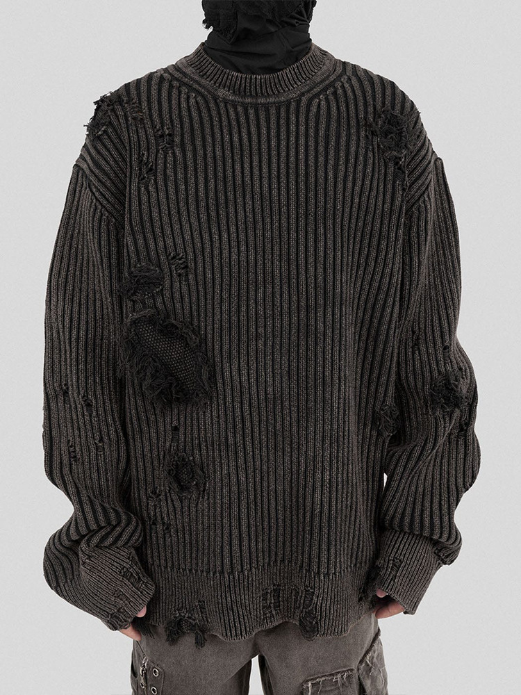 RIPPED TEXTURE SWEAT(リップドテクスチャースウェット)