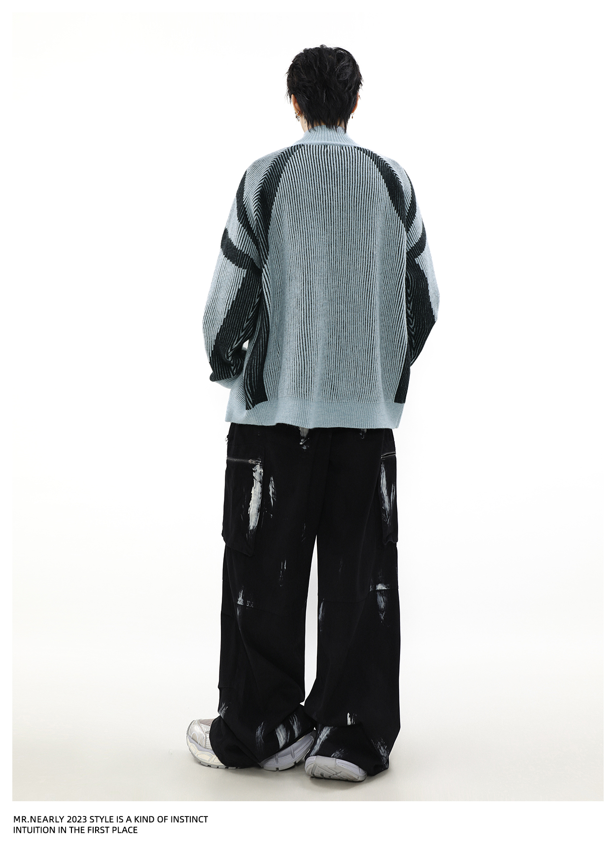 C91 RIBBED ZIP KNIT(リブジップニット)