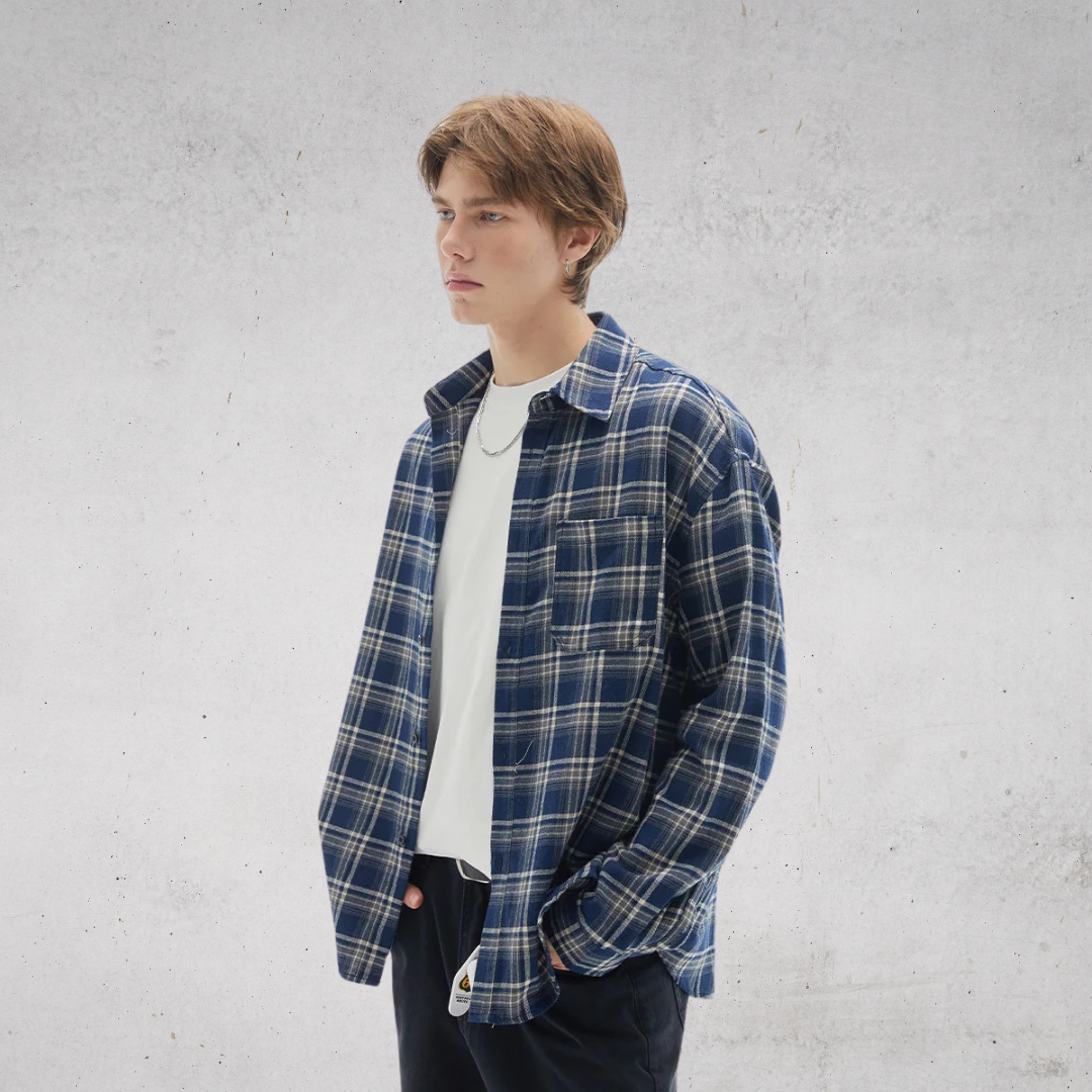 CHECKED COTTON SHIRT(チェックドコットンシャツ)