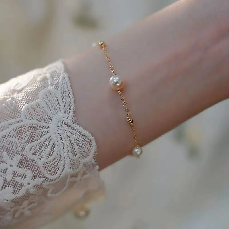 ELEGANT PEARL BRACELET 2set Mira Gemini