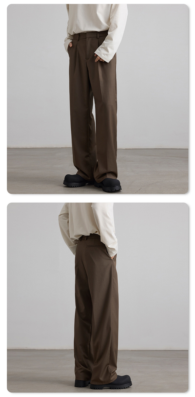 WIDE STRAIGHT LEG PANTS(ワイドストレートレッグパンツ)|メンズ