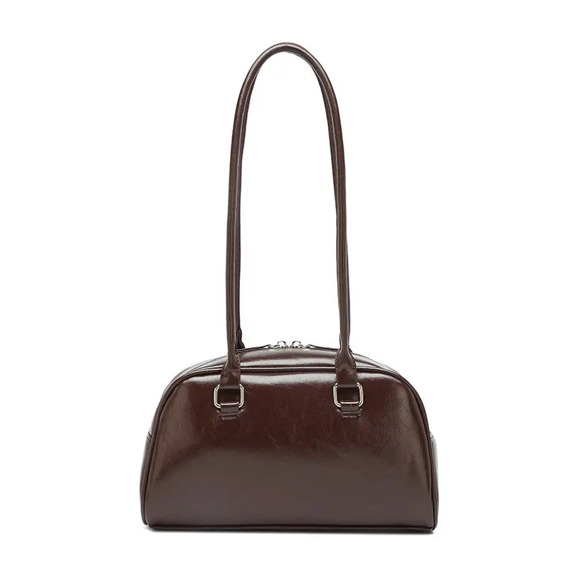 VINTAGE PU SHOULDER BAG - ヴィンテージライクPUショルダーバッグ Mira Gemini