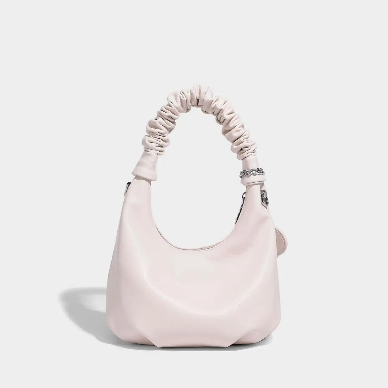 RUCHED SHOULDER FASHION BAGS-ルーシュド ショルダーファッションバッグ - Mira Gemini