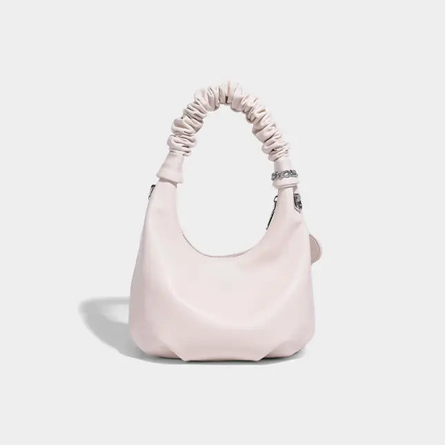 RUCHED SHOULDER FASHION BAGS-ルーシュド ショルダーファッションバッグ - Mira Gemini
