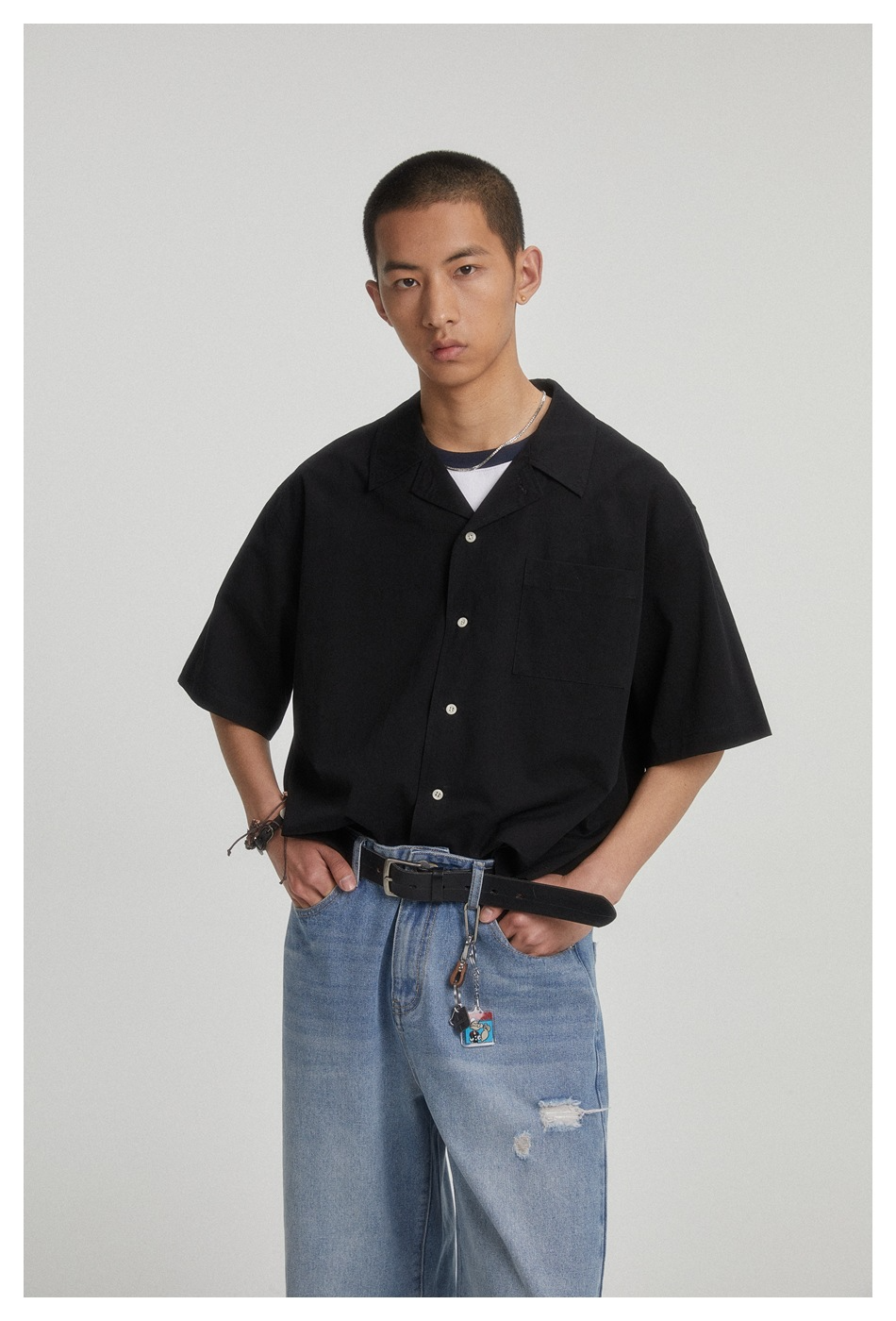 CLASSIC OPEN COLLAR SHIRT(クラシックオープンカラーシャツ)
