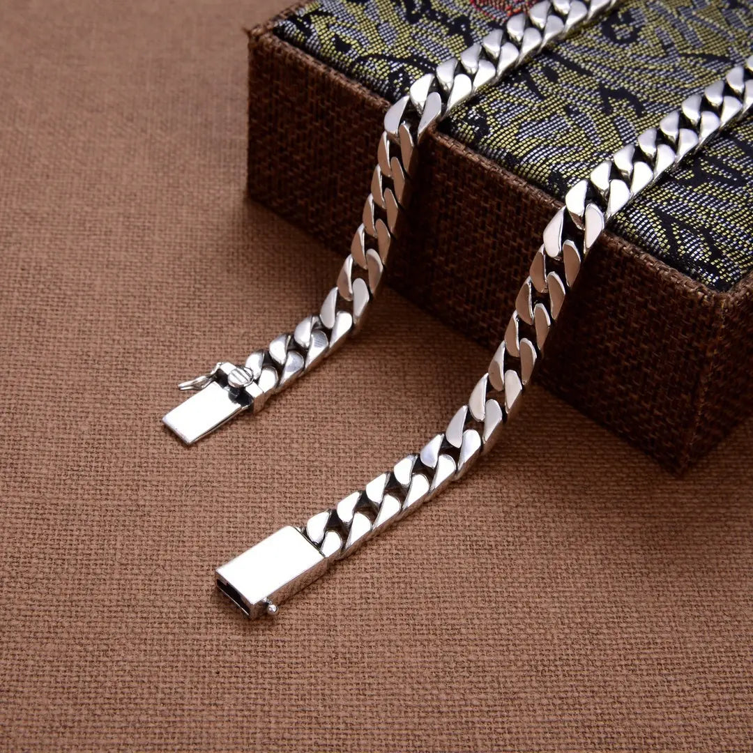 CUBAN CHAIN NECKLACE - キューバチェーン Silver925 ネックレス Mira Gemini