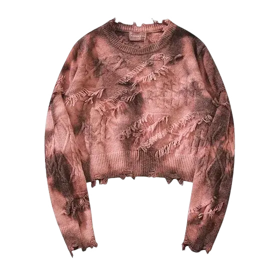 TIE-DYE RELAX KNIT SWEATERータイダイリラックスニット Mira Gemini