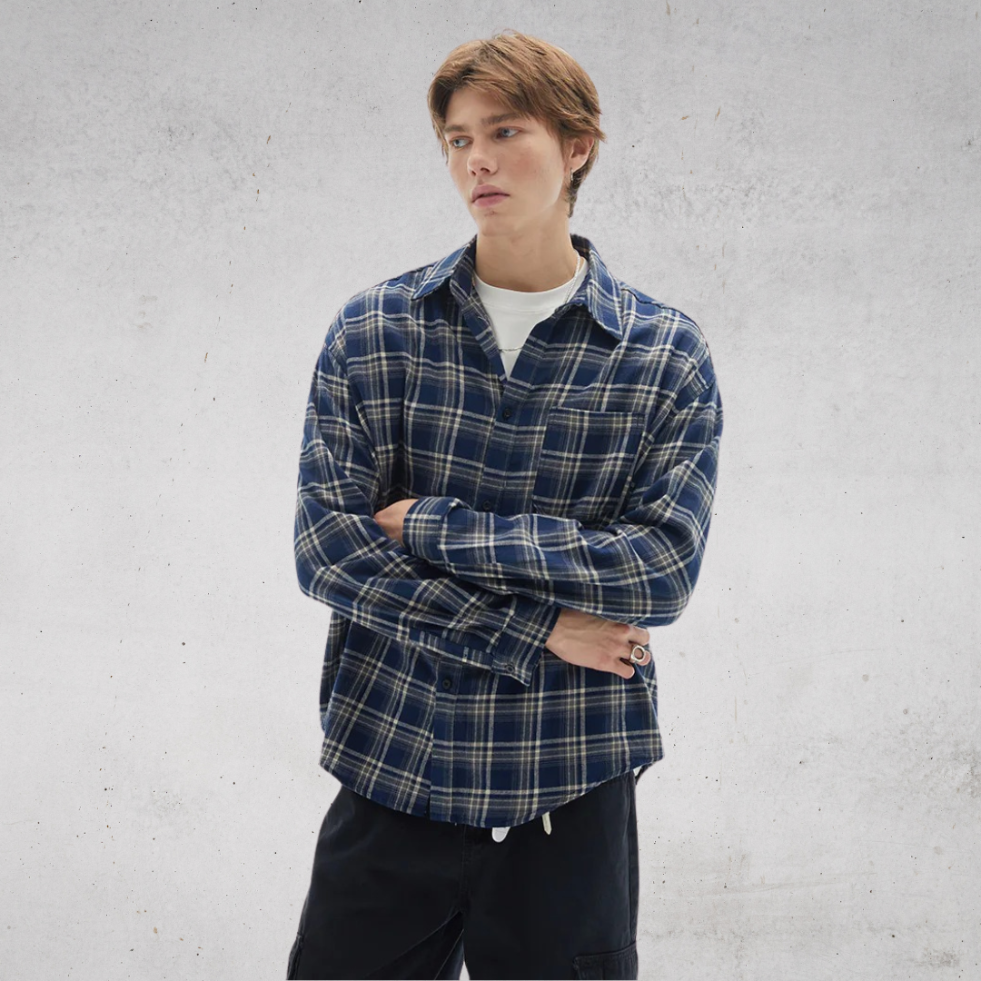 CHECKED COTTON SHIRT(チェックドコットンシャツ)