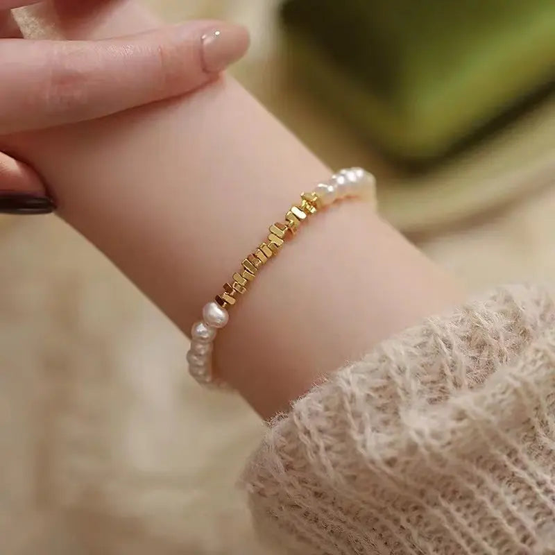 ELEGANT PEARL BRACELET 2set Mira Gemini