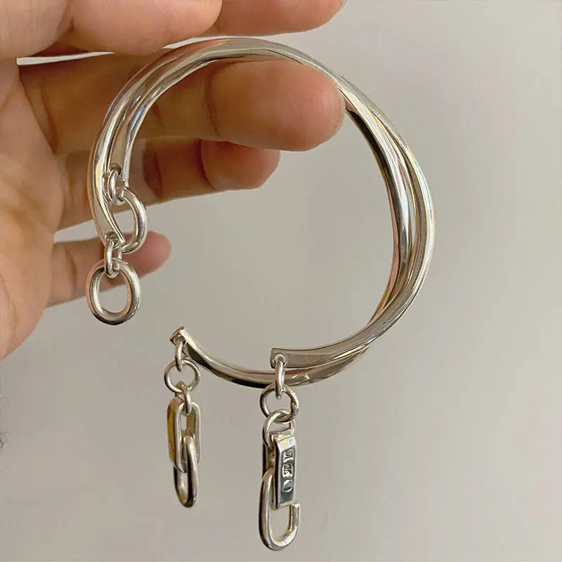 MINIMAL CHAIN SILVER BRACELET Mira Gemini