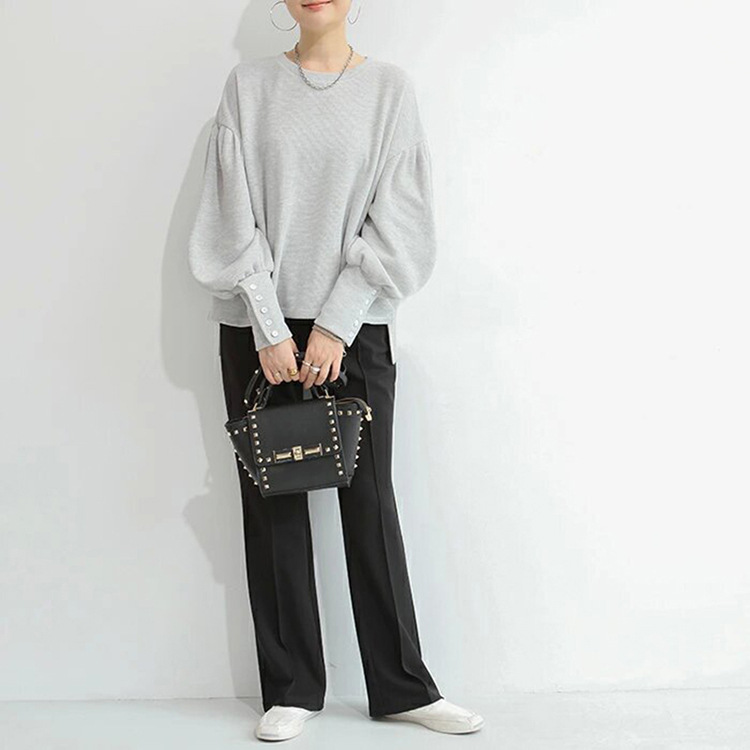 BALLOON SLEEVE PULLOVER SWEAT(バルーンスリーブ プルオーバースウェット)|レディース