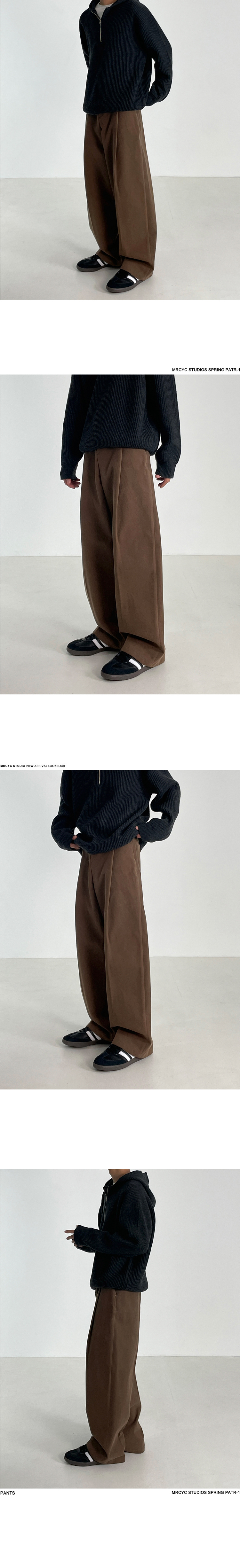 WIDE STRAIGHT COTTON PANTS(ワイドストレートコットンパンツ)|メンズ