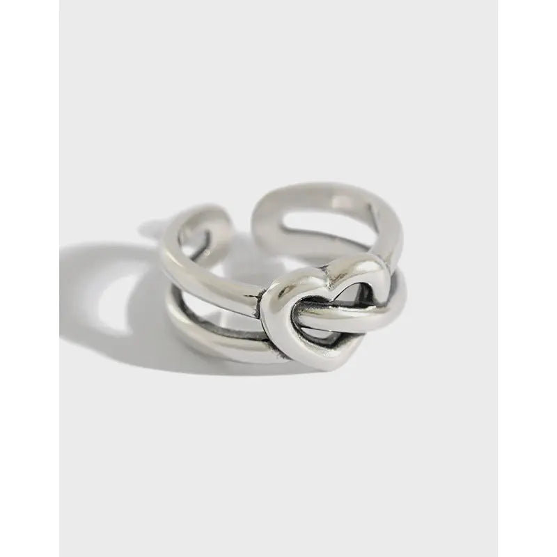 HEART LINK RING Mira Gemini