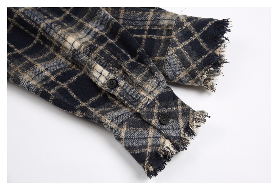 FRINGE CHECK SHIRT(フリンジチェックシャツ)
