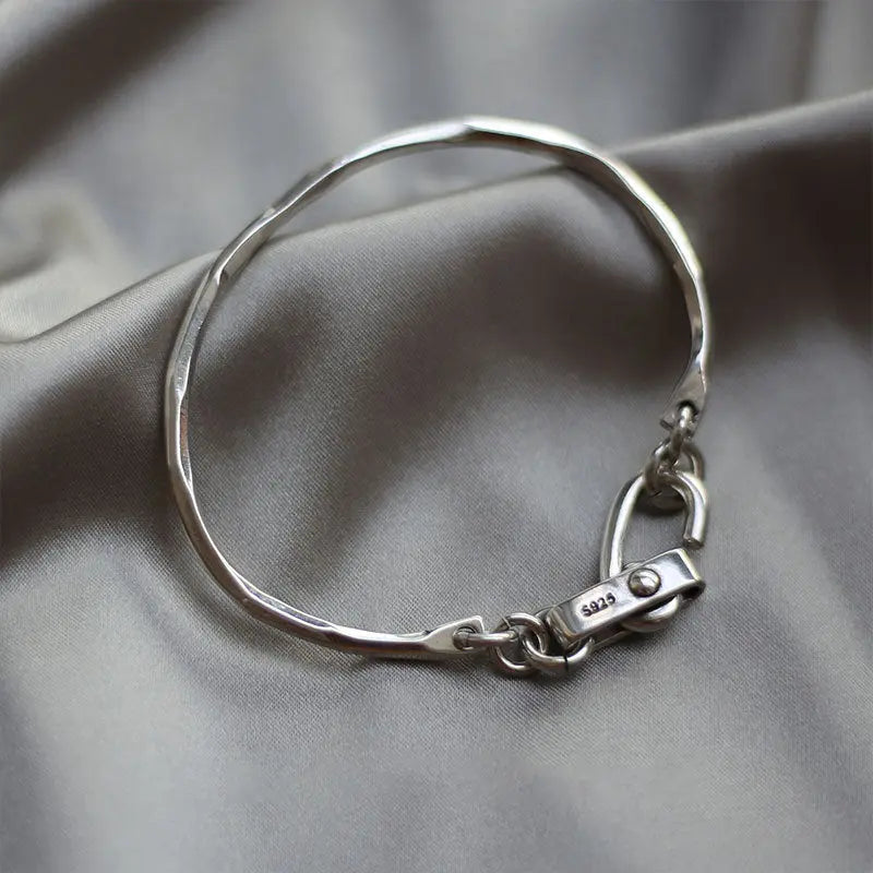 MINIMAL CHAIN SILVER BRACELET Mira Gemini