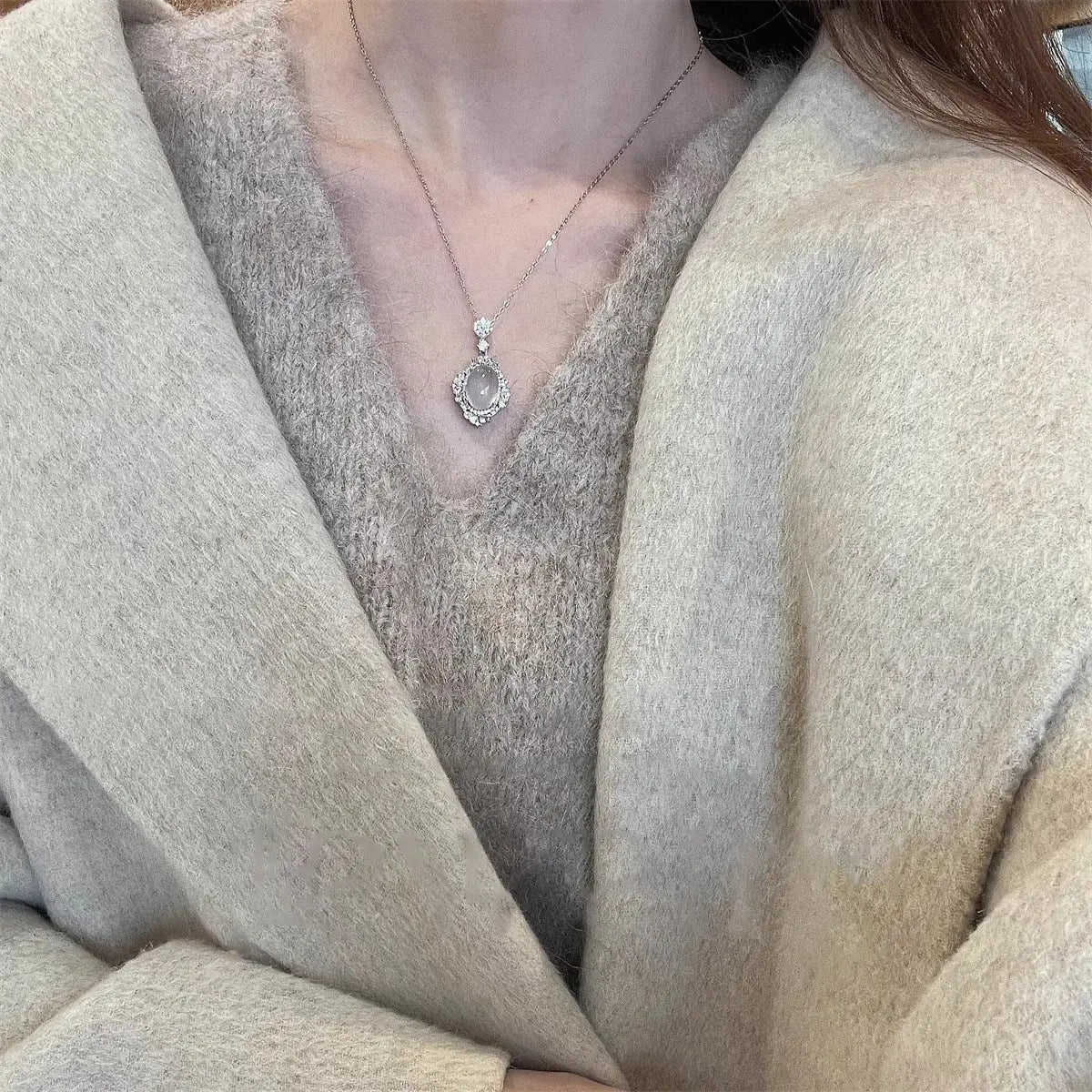 SIMPLE SILVER NECKLACE Mira Gemini