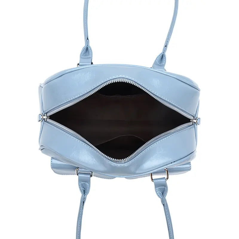 VINTAGE PU SHOULDER BAG - ヴィンテージライクPUショルダーバッグ Mira Gemini
