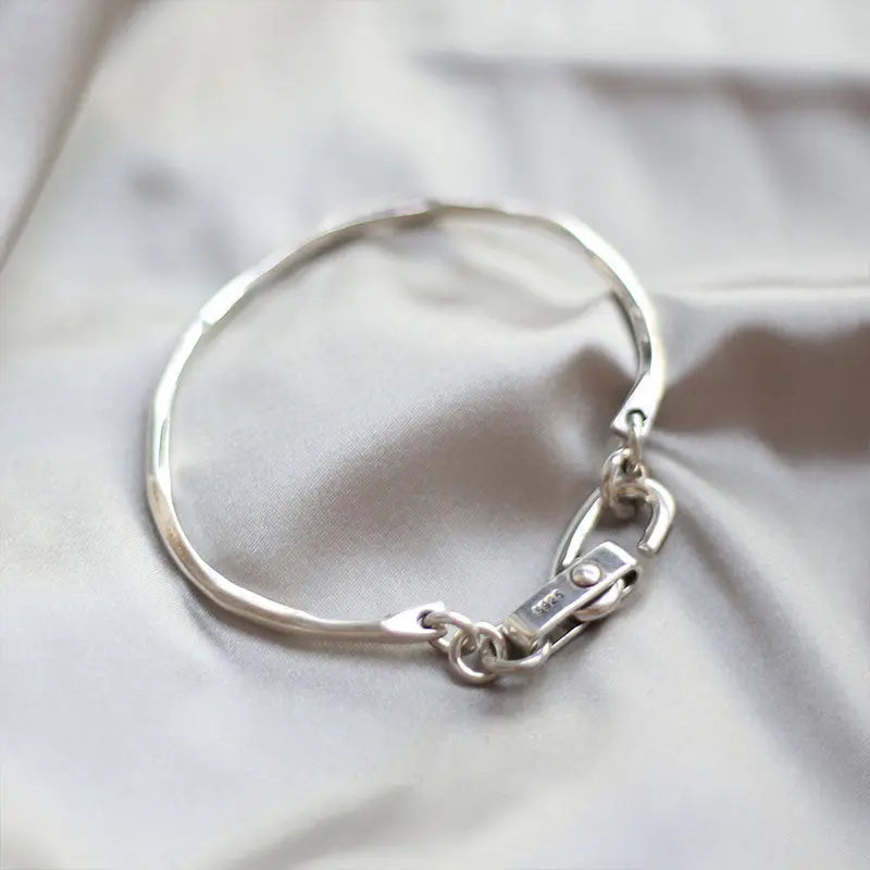 MINIMAL CHAIN SILVER BRACELET Mira Gemini
